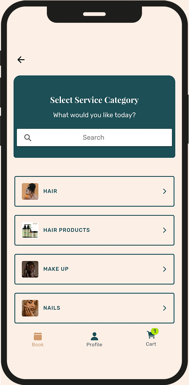 app screen